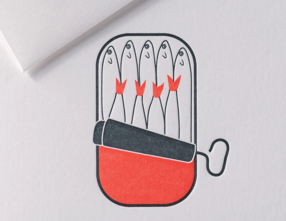Gmund Kartka okolicznościowa A6 - - Letterpress² Happy Birthday > Kartki Okolicznościowe