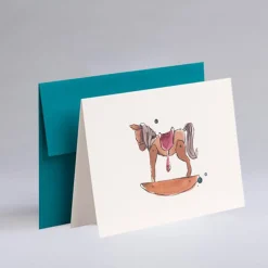 Gmund Kartka okolicznościowa A6 - - Illustration Rocking Horse