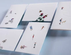 Gmund Kartka okolicznościowa A6 - - Traces at Lake Hiker