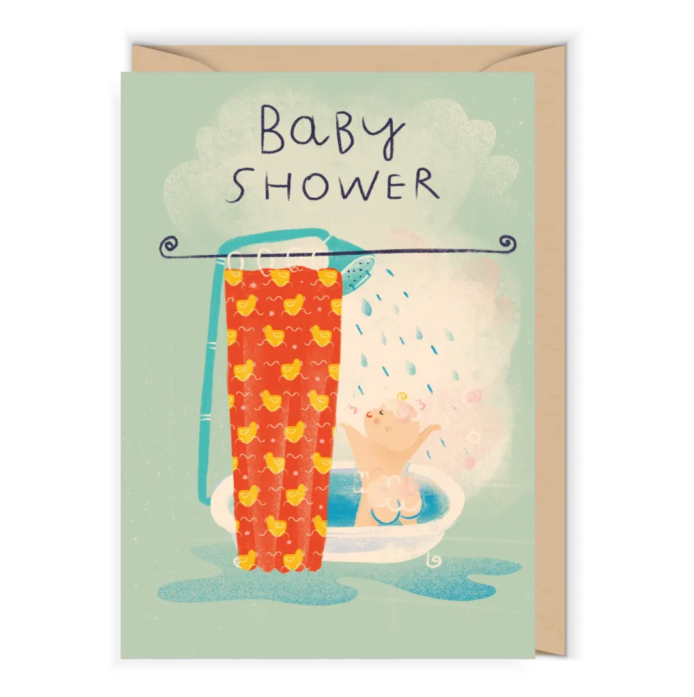 Cudowianki Kartka okolicznościowa - - Baby Shower, 12 x 17 cm