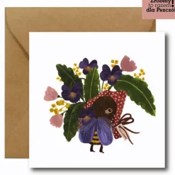Hi Little Kartka okolicznościowa - - Bukiet dla Mamy ><noscript><img width=