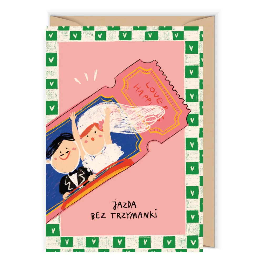 Cudowianki Kartka okolicznościowa 12 x 17 cm - - Jazda bez trzymanki > Kartki Okolicznościowe