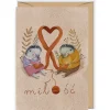 Cudowianki Kartka okolicznościowa 12 x 17 cm - - Szydełkujące jeżyki