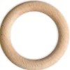Kółko pierścień drewniany do makramy - 93 mm > Obręcze Drewniane
