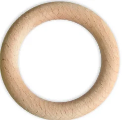 Kółko pierścień drewniany do makramy - 93 mm > Obręcze Drewniane