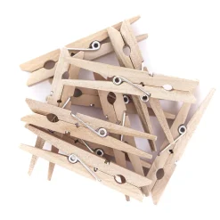 dpCraft Klamerki drewniane - naturalne, 7,2 cm, 10 szt. > Guziki I Klamerki