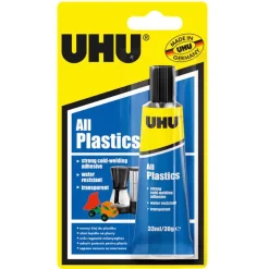 UHU Klej do plastiku w płynie All Plastics - - 33 ml