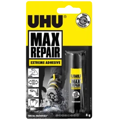 UHU Klej uniwersalny Max Repair Extreme - - bezbarwny, 8 g > Kleje I Taśmy Klejące