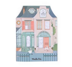Moulin Roty Kolorowanka z naklejkami - - Domek Myszek ><noscript><img width=