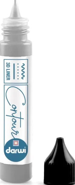 Darwi Konturówka do szkła Contour 3D Glass Liner - - Gold, 30 ml > Farby Do Szkła