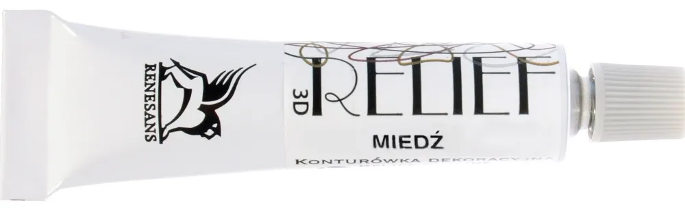 Renesans Konturówka relief Deco - - czarna, 20 ml > Media Do Decoupage