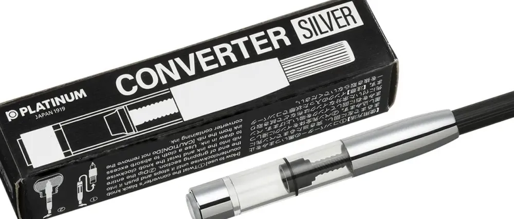 Platinum Konwerter tłoczek do atramentu - - Silver