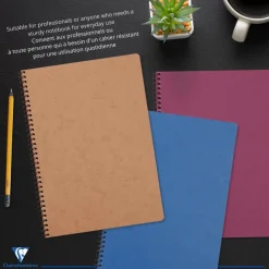 Clairefontaine Kołonotatnik w kratkę Age Bag A5 - - Black 90 g 100 stron > Notatniki W Kratkę