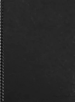 Clairefontaine Kołonotatnik w linie Age Bag A4 - - Black 90 g 100 stron