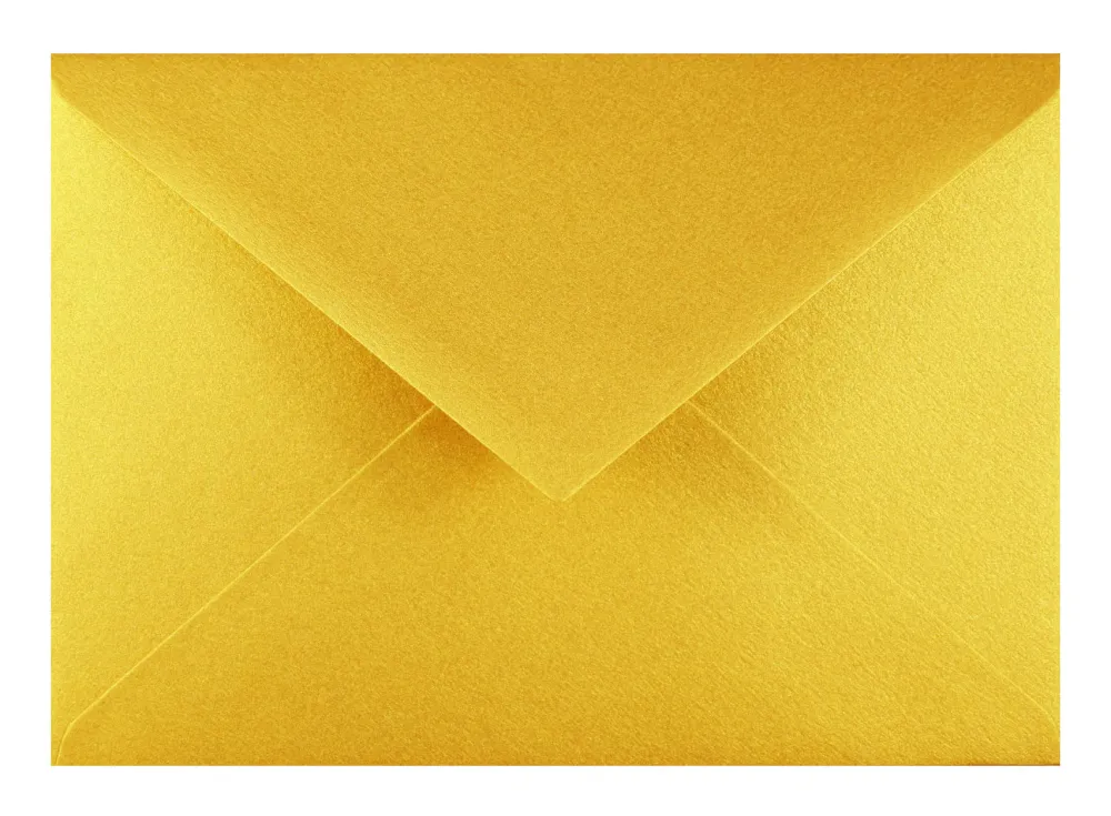 Arjowiggins Koperta Curious Metallics 120g - C6 Super Gold złota > Koperty C6
