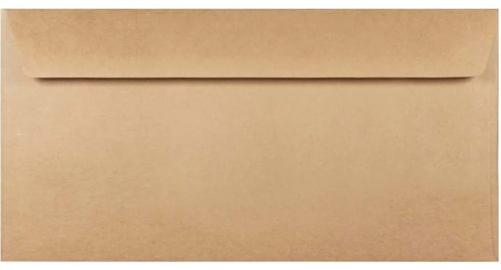 Koperta ekologiczna 100g - DL Eko Kraft brązowa