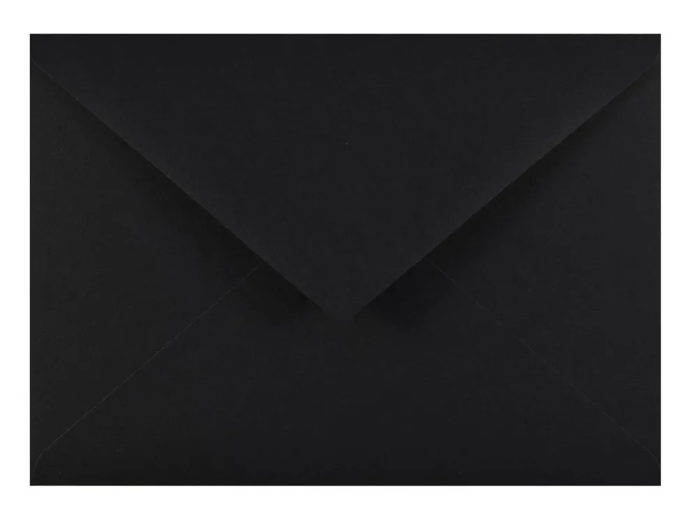 Arjowiggins Koperta Keaykolour 120g - C6 Deep Black czarna