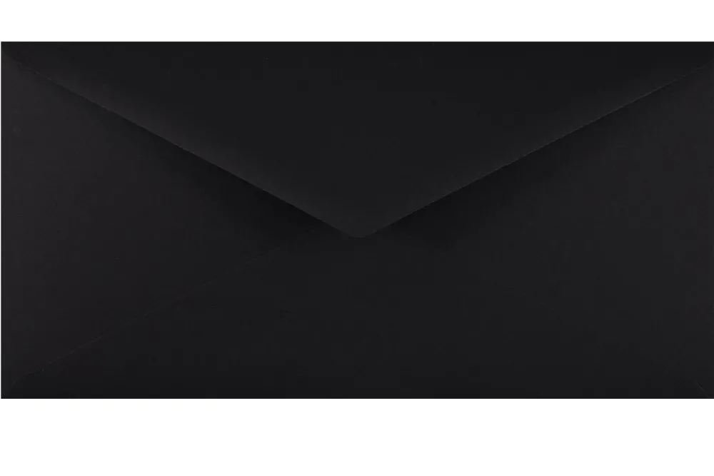 Arjowiggins Koperta Keaykolour 120g - DL Deep Black czarna