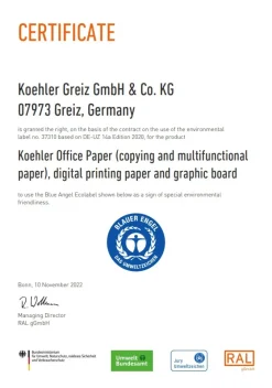 Koehler Koperta Eco 120 g - - C5 Black Lava czarny