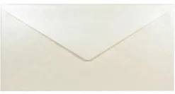 Fedrigoni Koperta perłowa Sirio Pearl 110g - DL Ice White śnieżnobiała > Koperty Dl