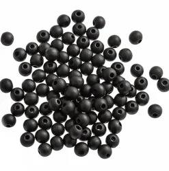 dpCraft Koraliki drewniane - - czarne, matowe, 10 mm, 100 szt. > Koraliki
