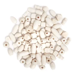 dpCraft Koraliki drewniane - - naturalne, 50 g