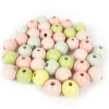 Rico Design Koraliki kulki drewniane 12 mm - - pastelowe 40 szt. > Koraliki