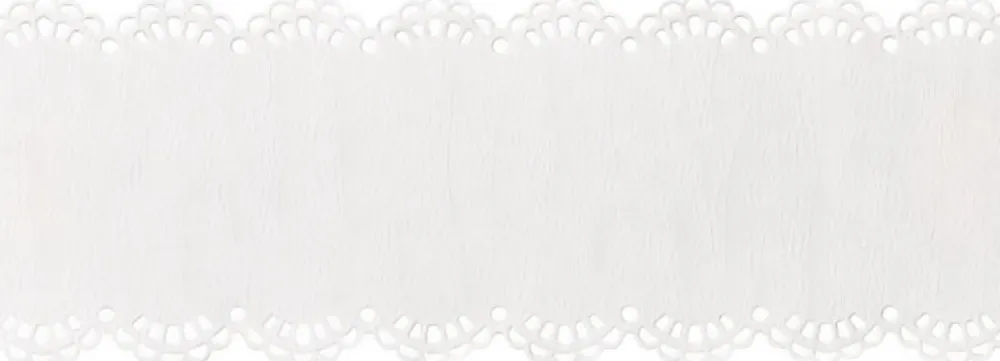 Heyda Koronka papierowa, samoprzylepna Blanko - - biała, 21 mm > Koronki