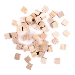 dpCraft Kostki drewniane - - naturalne, 1,5 x 1,5 cm, 49 szt. > Drewniane