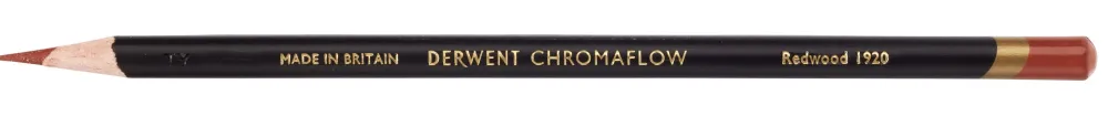 Derwent Kredka Chromaflow - - 1920, Redwood