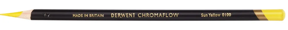 Derwent Kredka Chromaflow - - 0100, Sun Yellow