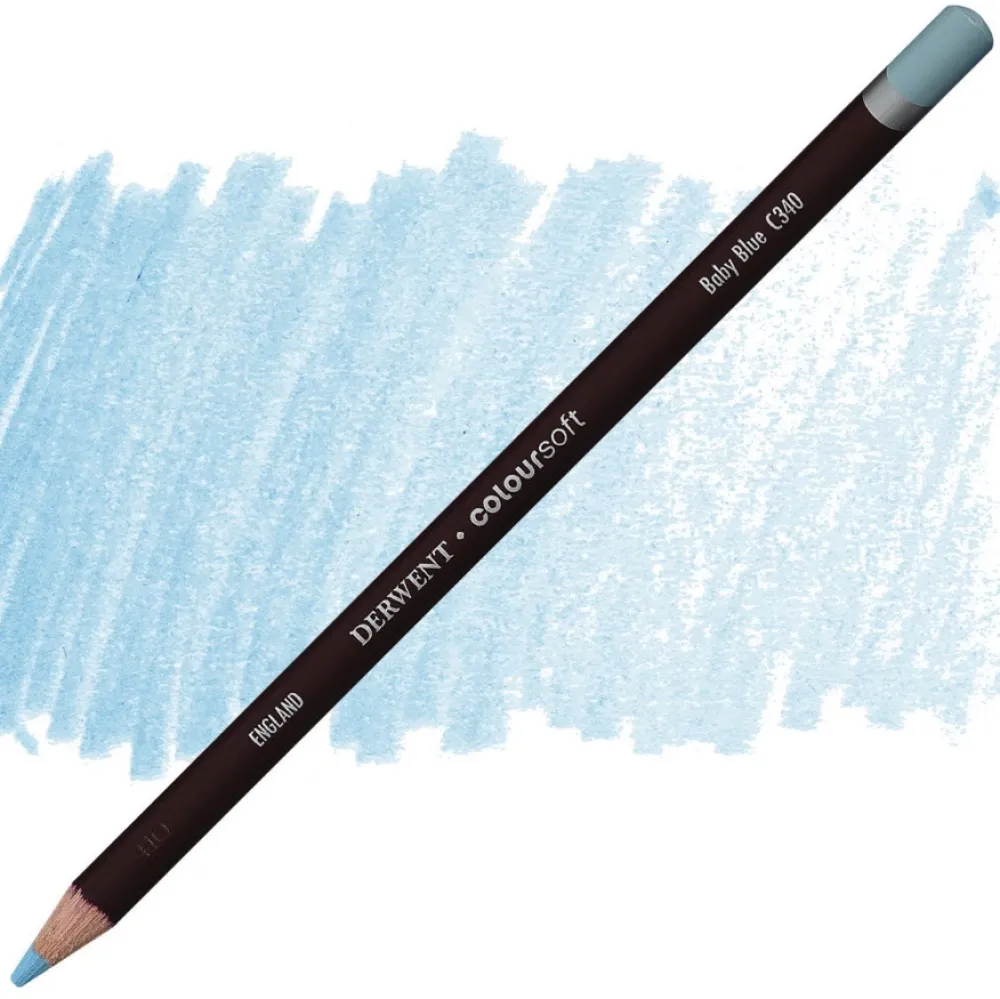 Derwent Kredka Coloursoft - - C340, Baby Blue > Kredki
