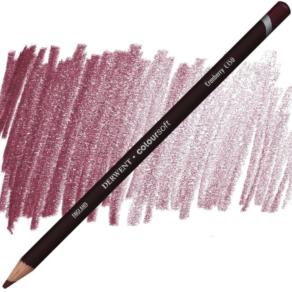 Derwent Kredka Coloursoft - - C150, Cranberry