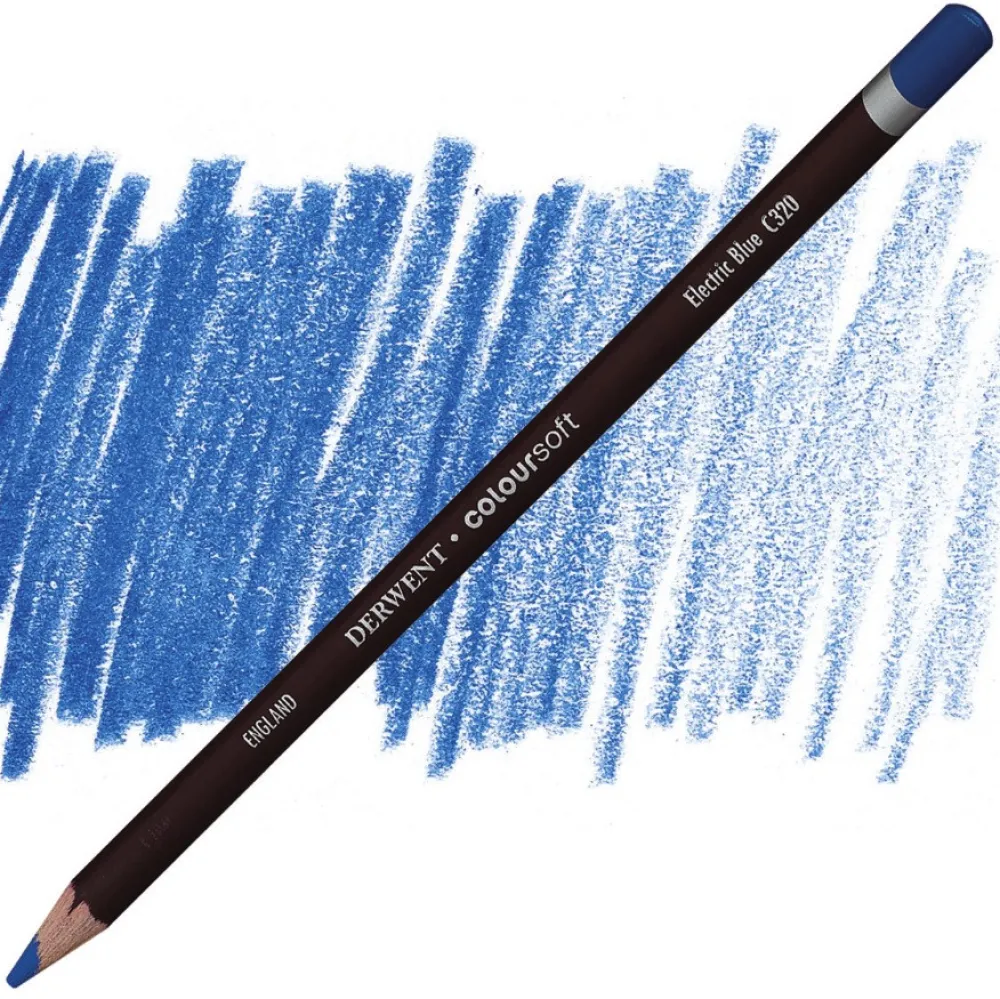 Derwent Kredka Coloursoft - - C320, Electric Blue > Kredki