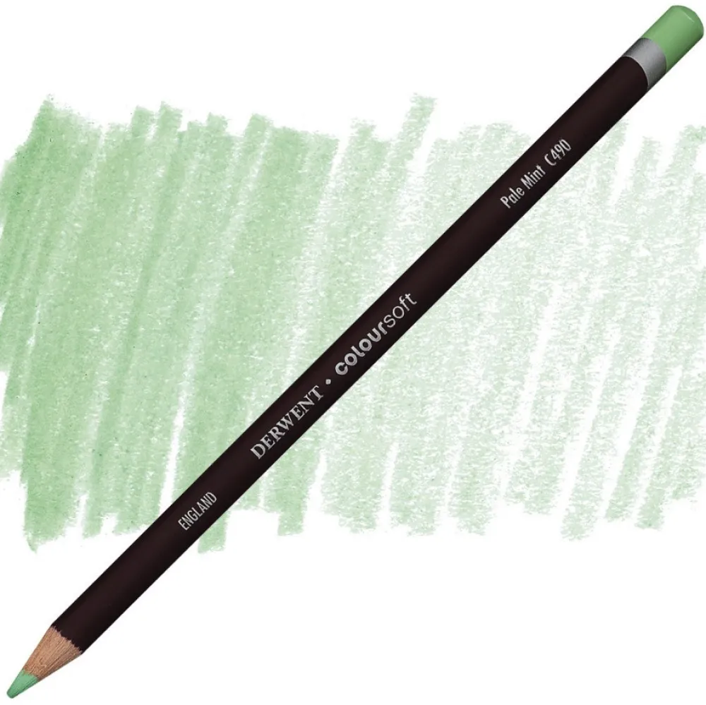 Derwent Kredka Coloursoft - - C490, Pale Mint