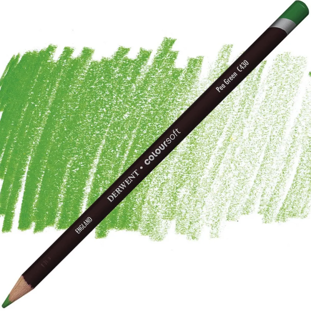 Derwent Kredka Coloursoft - - C430, Pea Green > Kredki