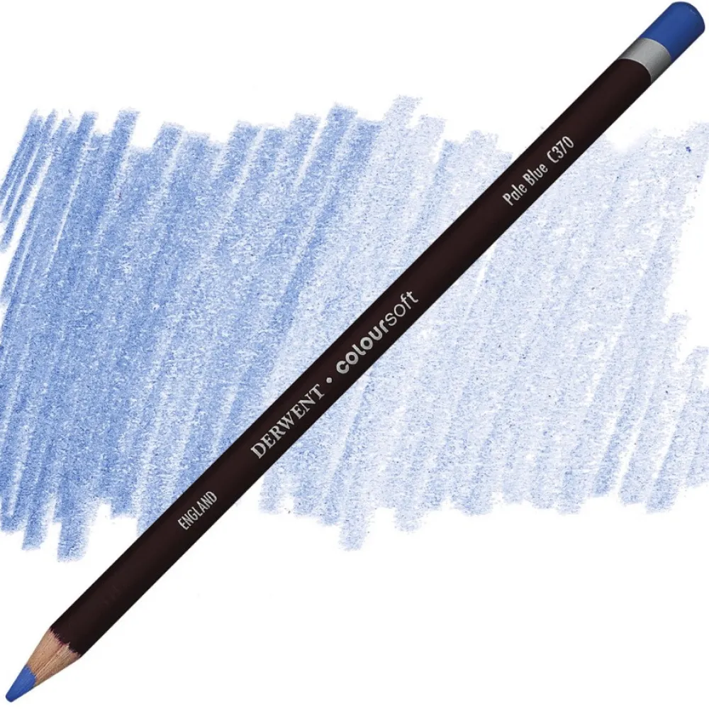 Derwent Kredka Coloursoft - - C370, Pale Blue > Kredki