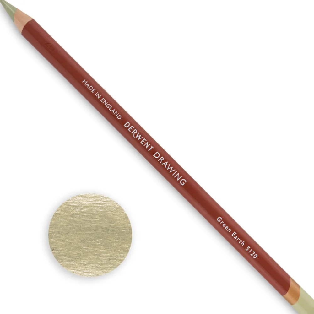Derwent Kredka Drawing - - 5120 Green Earth > Kredki