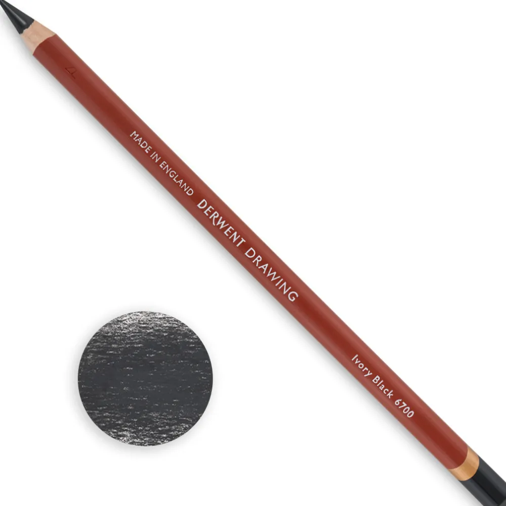 Derwent Kredka Drawing - - 6700 Ivory Black > Kredki