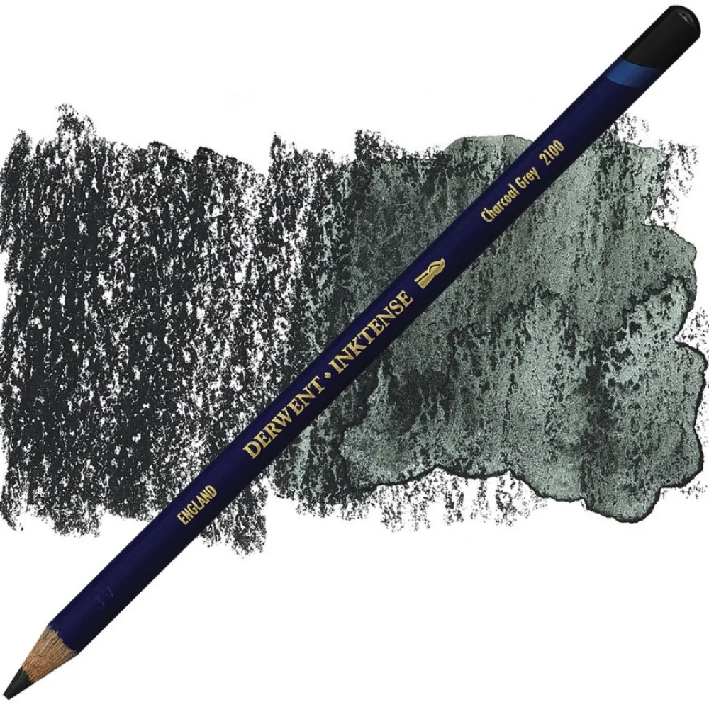 Derwent Kredka Inktense - - 2100, Charcoal Grey
