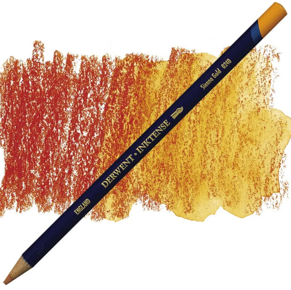 Derwent Kredka Inktense - - 0240, Sienna Gold > Kredki