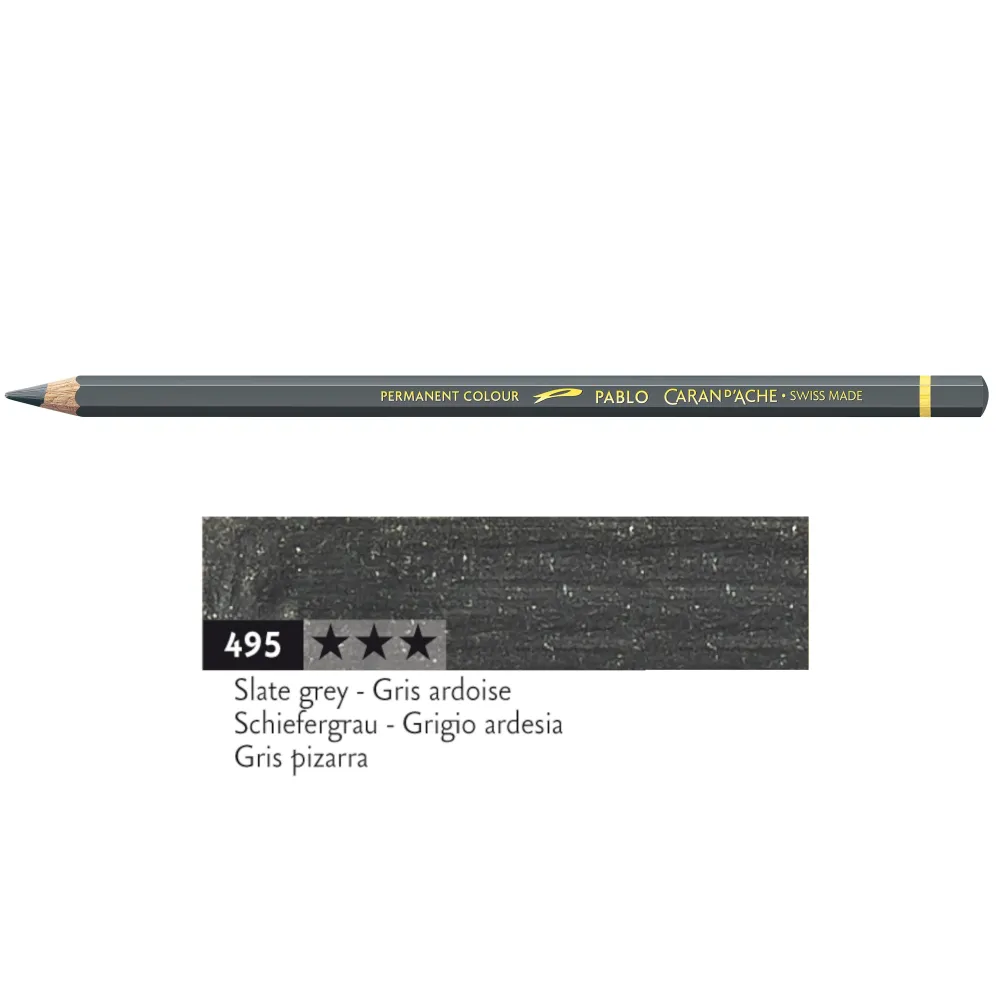 Caran d'Ache Kredka ołówkowa Pablo - - 495, Slate Grey