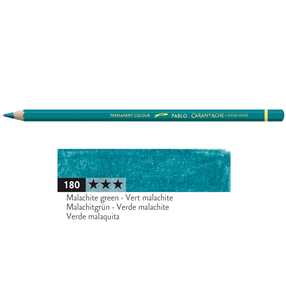 Caran d'Ache Kredka ołówkowa Pablo - - 180, Malachite Green