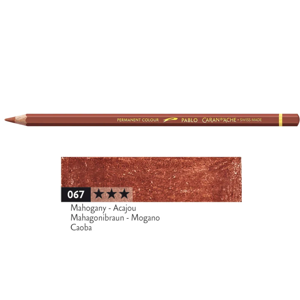 Caran d'Ache Kredka ołówkowa Pablo - - 067, Mahogany
