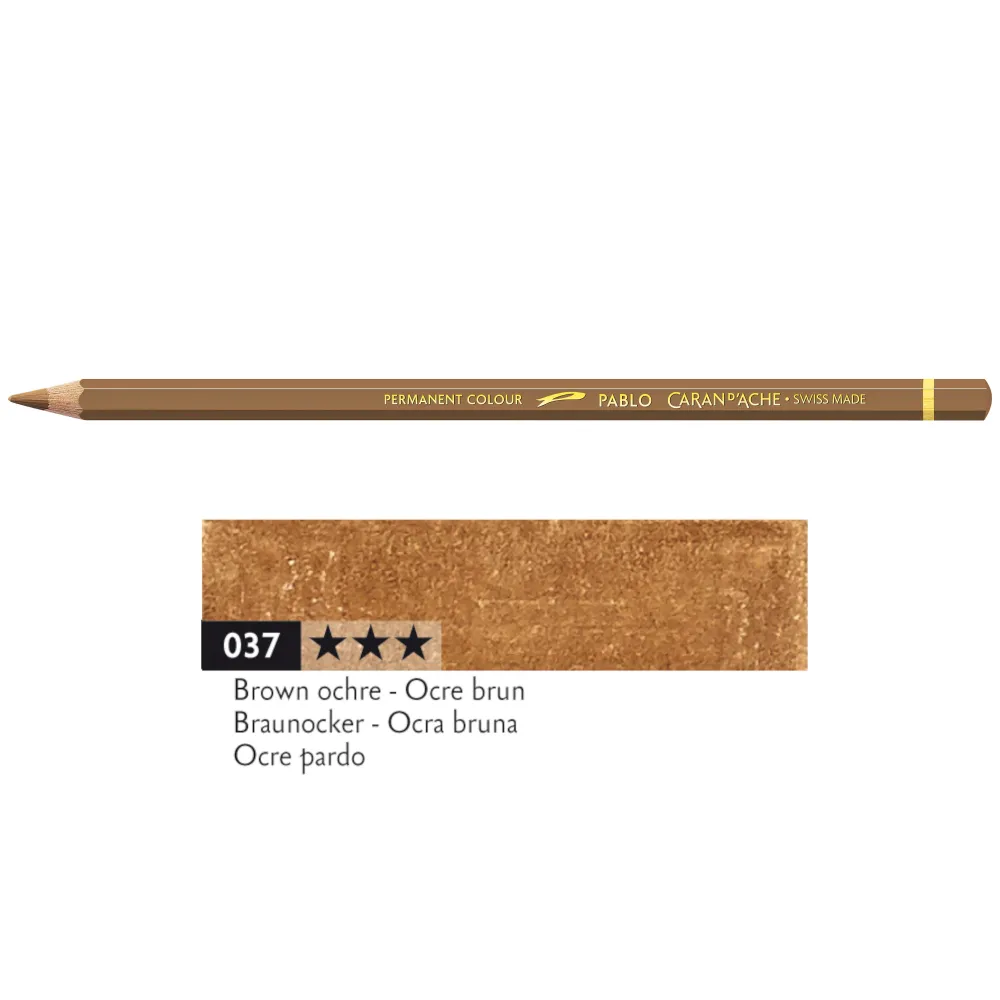 Caran d'Ache Kredka ołówkowa Pablo - - 035, Ochre > Kredki
