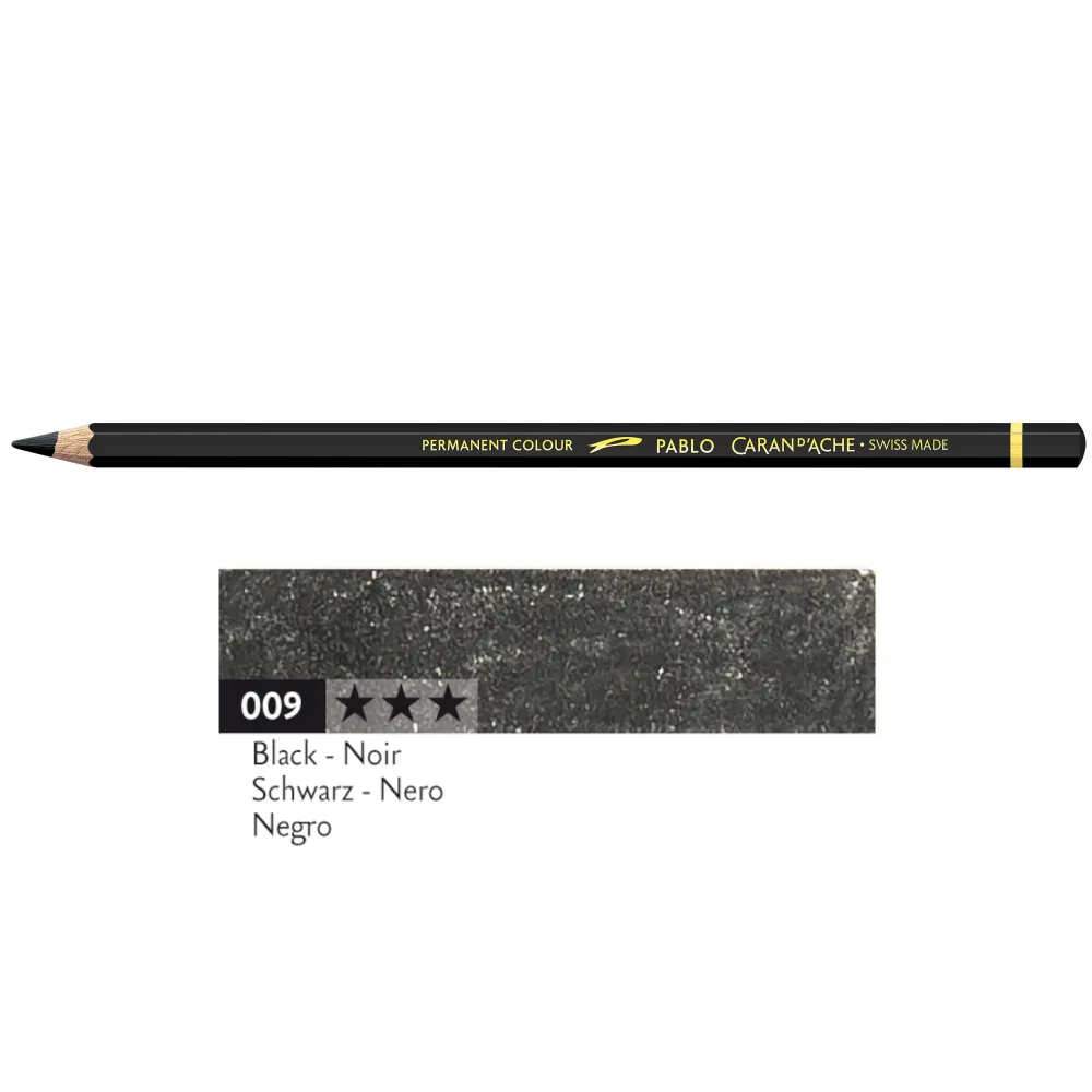 Caran d'Ache Kredka ołówkowa Pablo - - 008, Greyish Black > Kredki