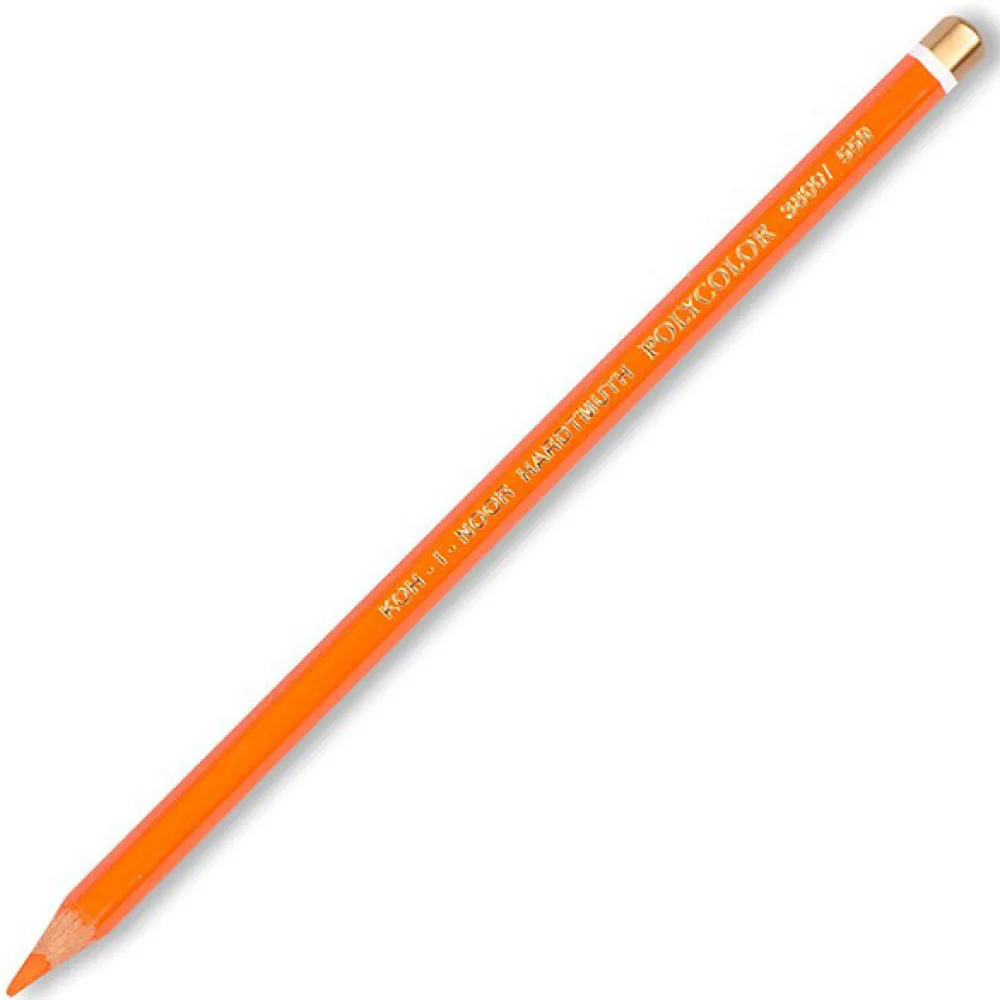 KOH-I-NOOR Kredka ołówkowa Polycolor - - 558, Fire Orange > Kredki
