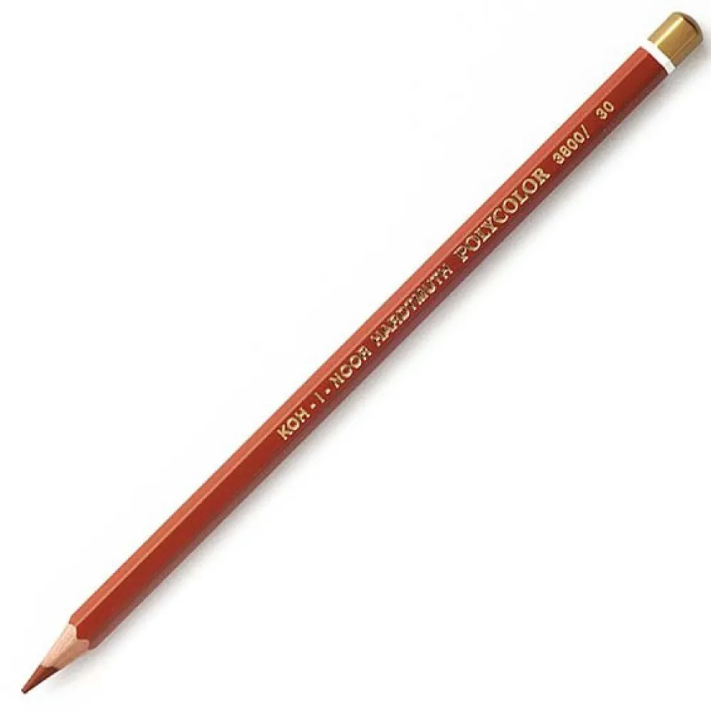 KOH-I-NOOR Kredka ołówkowa Polycolor - - 30, Reddish Brown