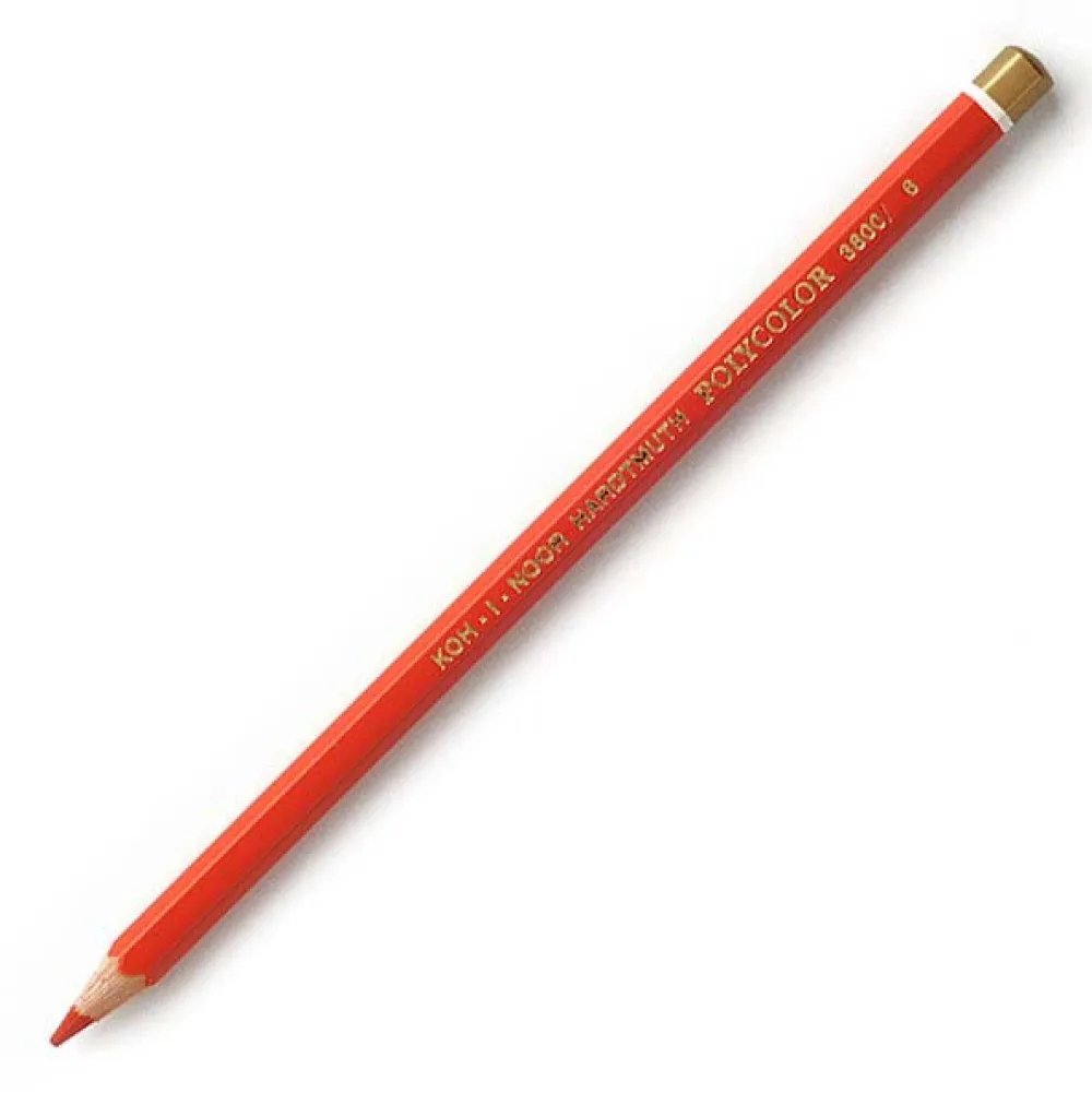 KOH-I-NOOR Kredka ołówkowa Polycolor - - 05, Reddish Orange > Kredki