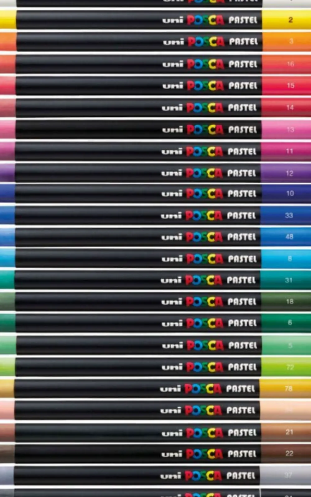 Uni Posca Kredka pastelowa Posca Pastel - - Apple Green